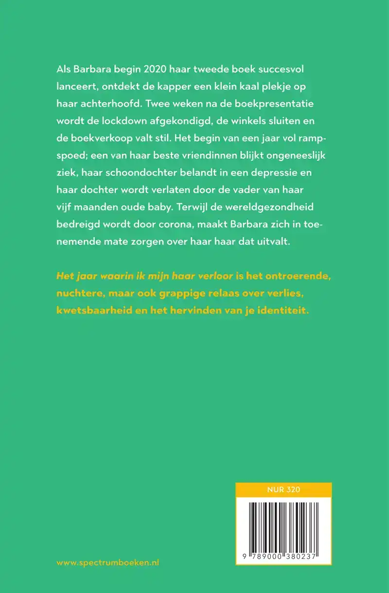 HET JAAR WAARIN IK MIJN HAAR VERLOOR