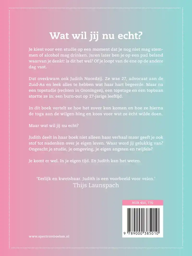 IK WAS ADVOCAAT. NU BEN IK MEZELF