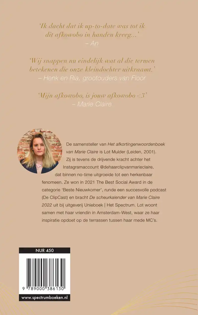 HET AFKOWOBO VAN MARIE CLAIRE