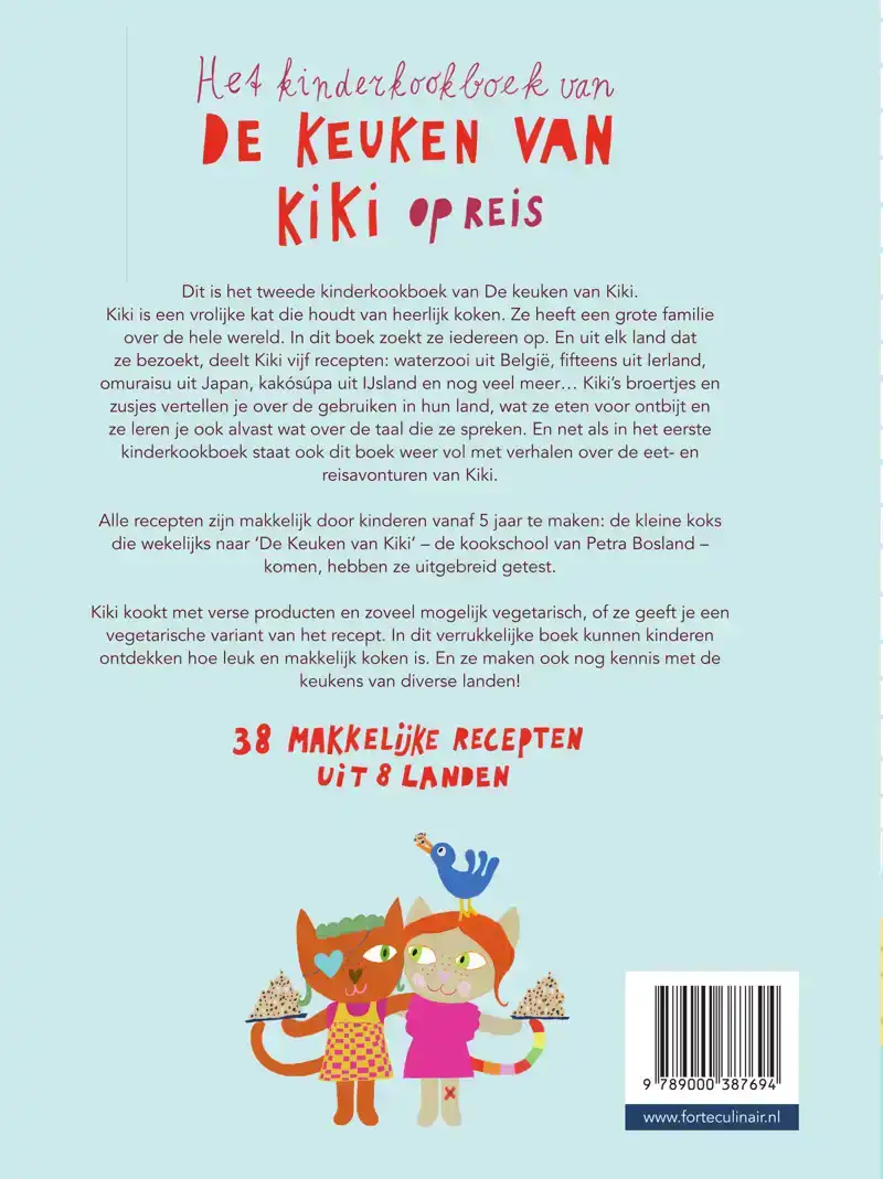 HET KINDERKOOKBOEK VAN DE KEUKEN VAN KIKI OP REIS