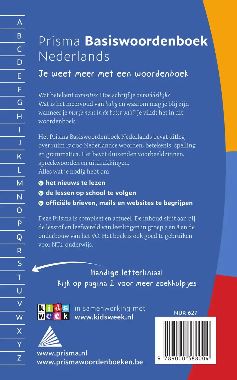 WOORDENBOEK PRISMA BASIS NEDERLANDS