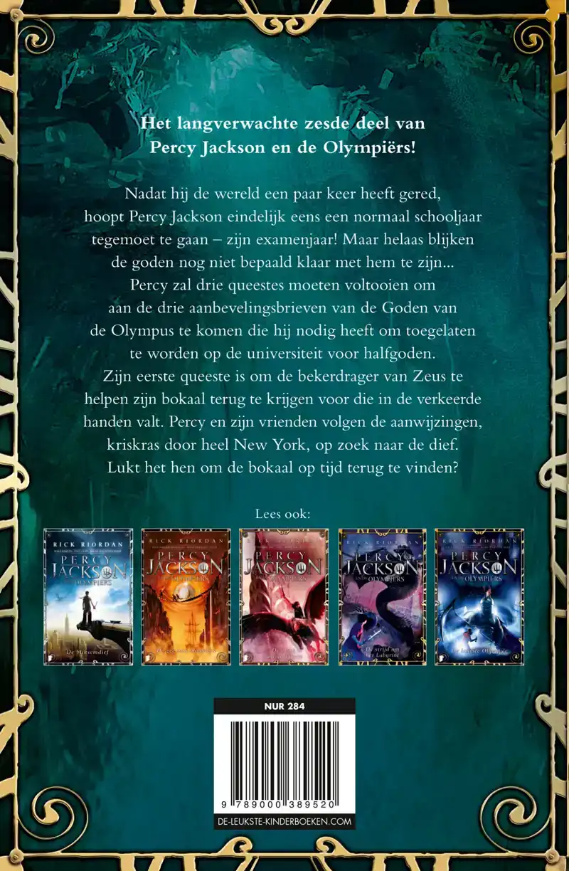 DE BOKAAL VAN DE GODEN