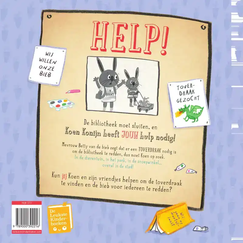 HELP! KOEN KONIJN, REDDER VAN DE BIBLIOTHEEK