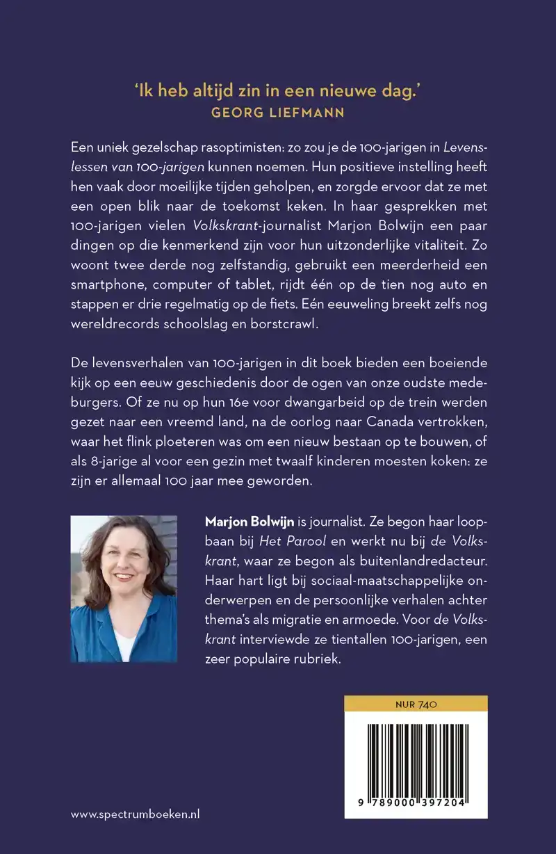 LEVENSLESSEN VAN 100-JARIGEN