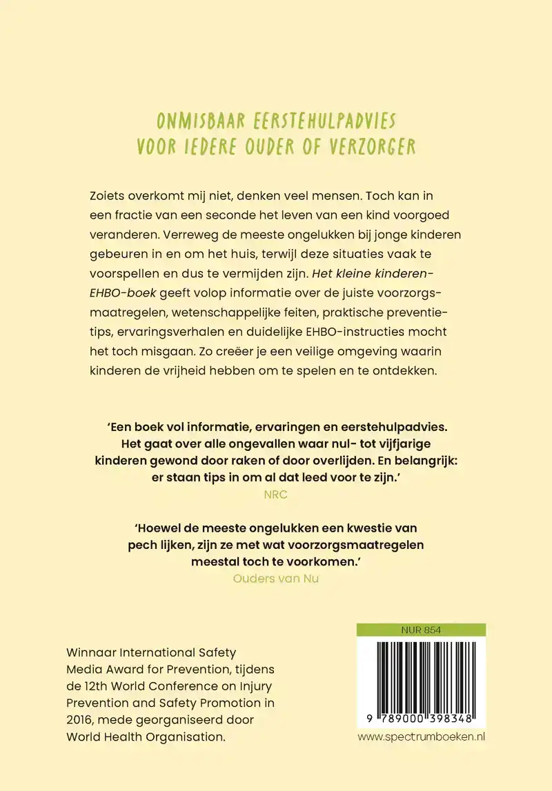 HET KLEINE KINDEREN-EHBO BOEK