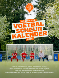 DE OFFICIELE VOETBALSCHEURKALENDER 2026