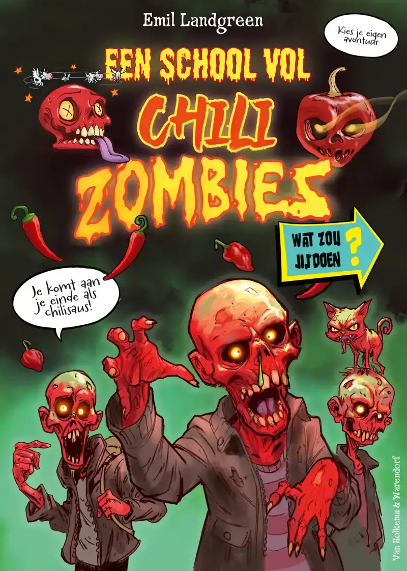 EEN SCHOOL VOL CHILIZOMBIES