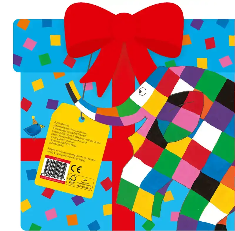 ELMER EN HET CADEAUTJE - KARTONBOEK