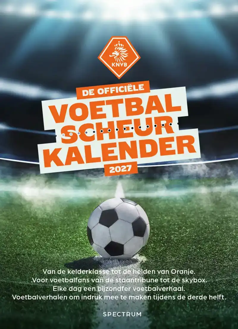 DE OFFICIELE VOETBAL SCHEURKALENDER 2027