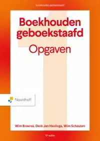 BOEKHOUDEN GEBOEKSTAAFD