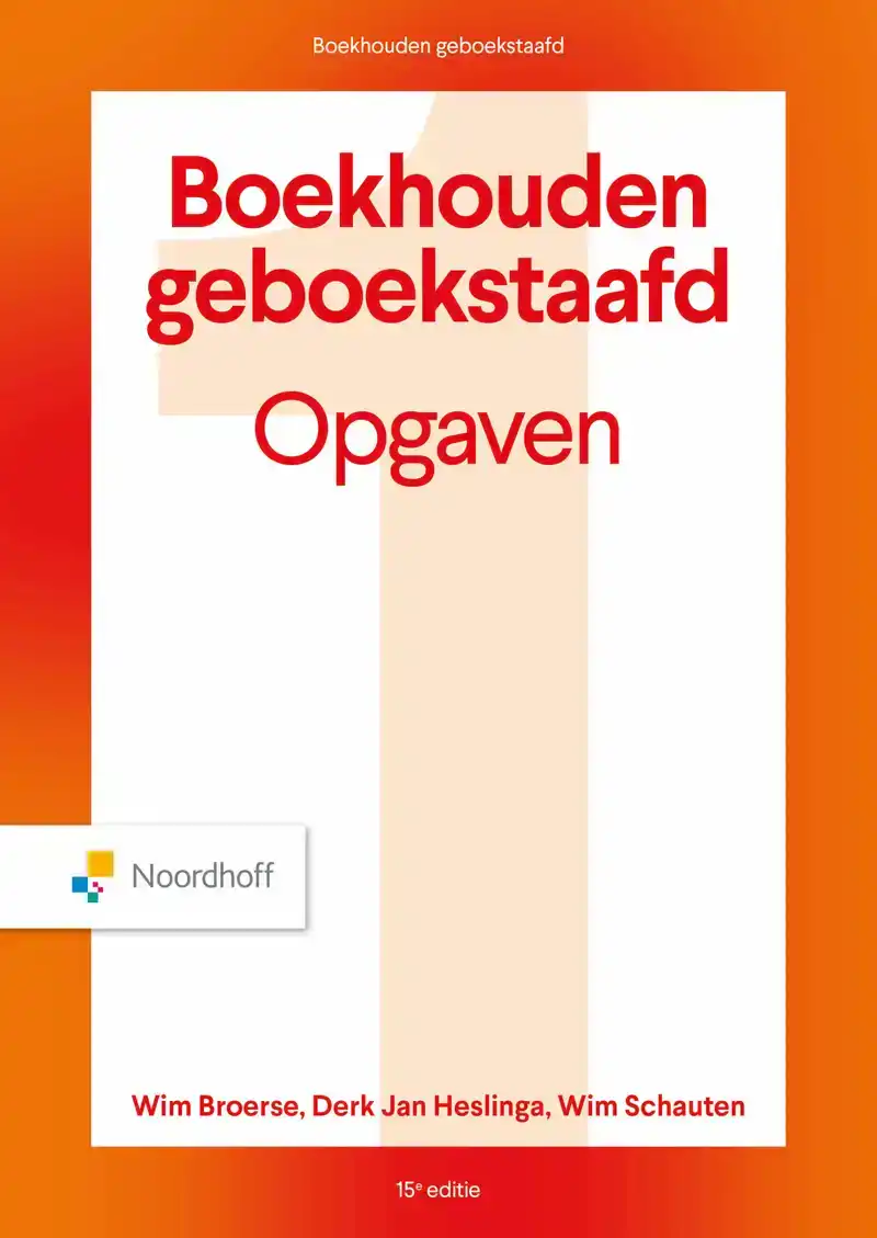 BOEKHOUDEN GEBOEKSTAAFD