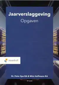 JAARVERSLAGGEVING OPGAVEN