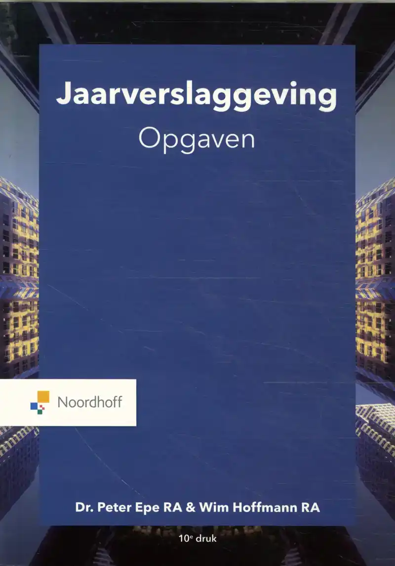 JAARVERSLAGGEVING OPGAVEN