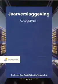 JAARVERSLAGGEVING OPGAVEN