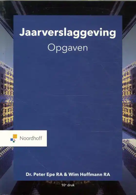 JAARVERSLAGGEVING OPGAVEN
