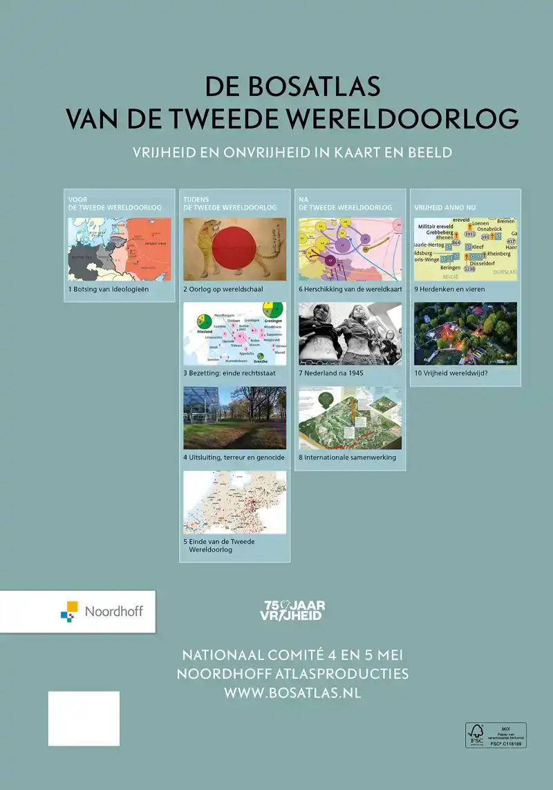 DE BOSATLAS VAN DE TWEEDE WERELDOORLOG
