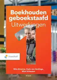 BOEKHOUDEN GEBOEKSTAAFD