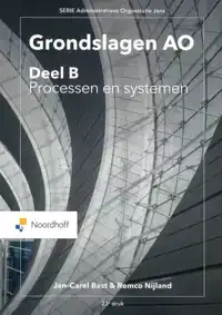 GRONDSLAGEN AO: DEEL B , PROCESSEN EN SYSTEMEN