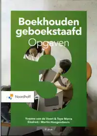 BOEKHOUDEN GEBOEKSTAAFD