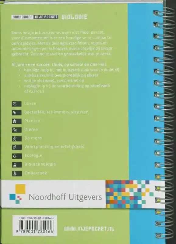 NOORDHOFF BIOLOGIE IN JE POCKET