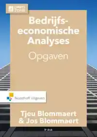 BEDRIJFSECONOMISCHE ANALYSES