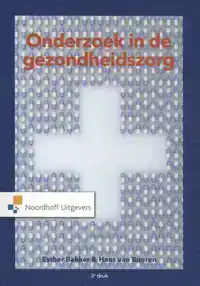 ONDERZOEK IN DE GEZONDHEIDSZORG