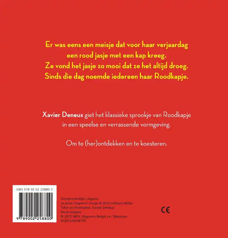 ROODKAPJE EN DE BOZE WOLF