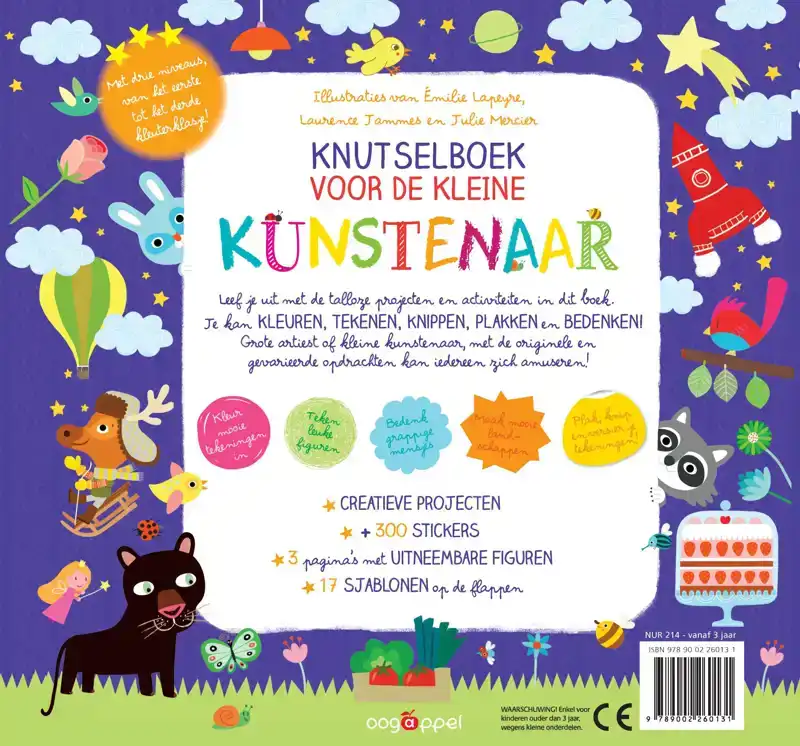 KNUTSELBOEK VOOR DE KLEINE KUNSTENAAR
