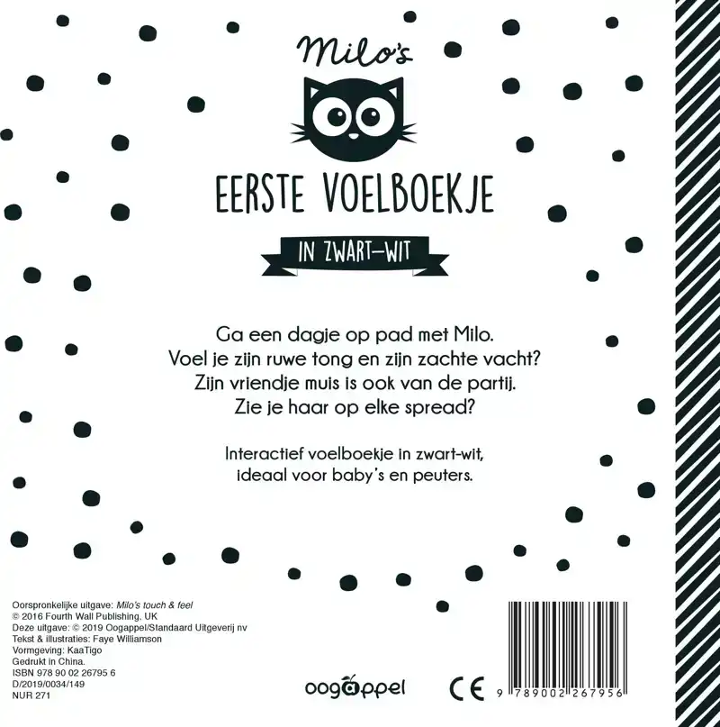 MILO'S EERSTE VOELBOEKJE IN ZWARTWIT