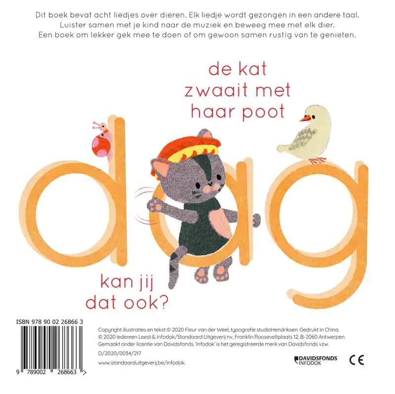 DAAR ZAT EEN AAPJE OP EEN STOKJE
