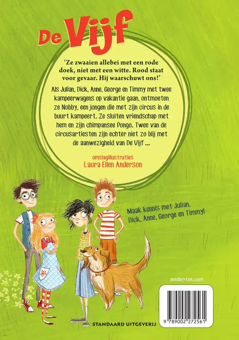 DE VIJF IN EEN KAMPEERWAGEN