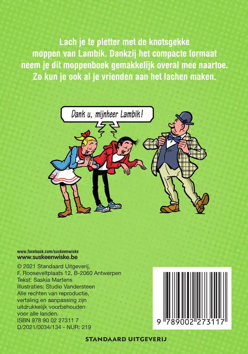 KNOTSGEKKE MOPPEN VAN LAMBIK