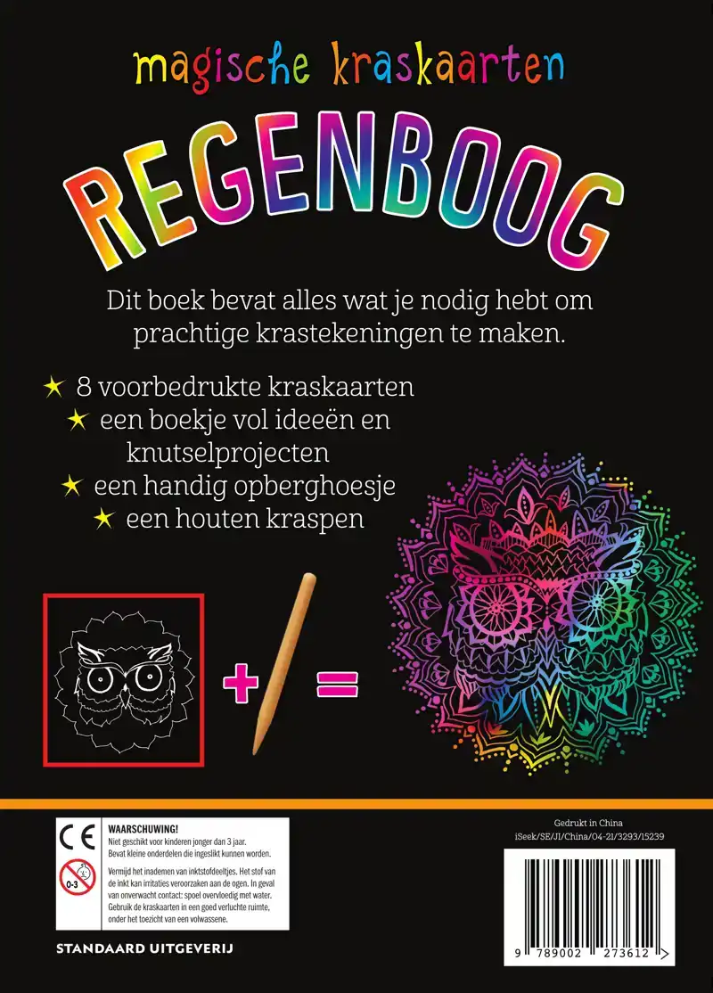 MAGISCHE KRASKAARTEN: REGENBOOG
