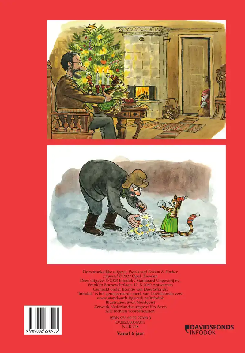 PETTSON EN FINDUS KERSTSPELLETJES
