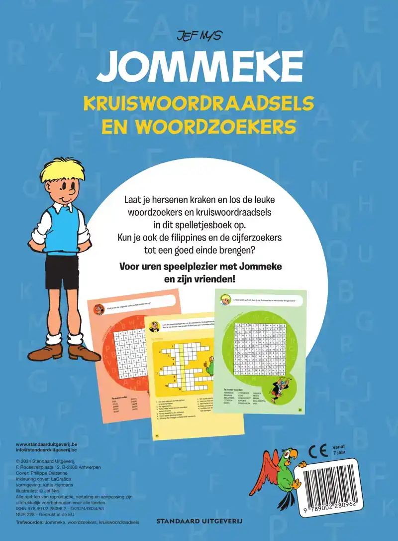 JOMMEKE KRUISWOORDRAADSELS EN WOORDZOEKERS