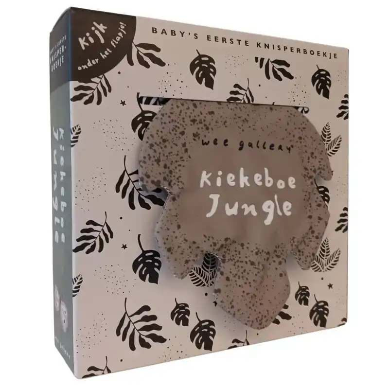 WEE GALLERY KIEKEBOE JUNGLE (STOFFEN BOEKJE)