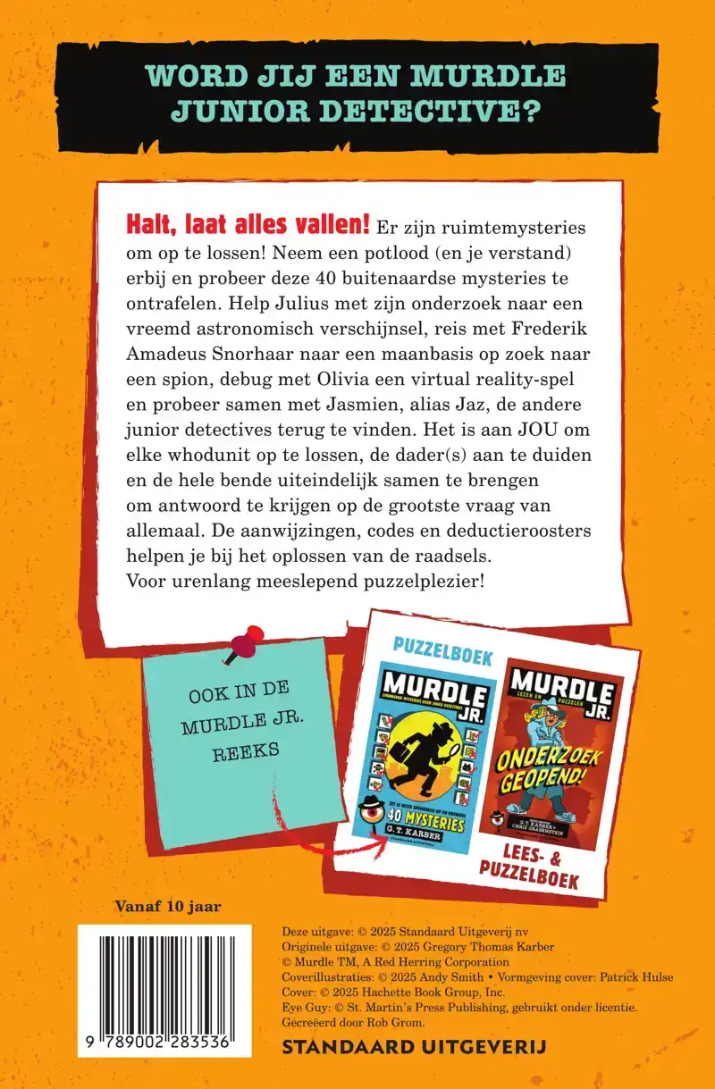 MURDLE JR PUZZELBOEK 2: AAN DE LIJN, KLAAR, SPEUREN MAAR!