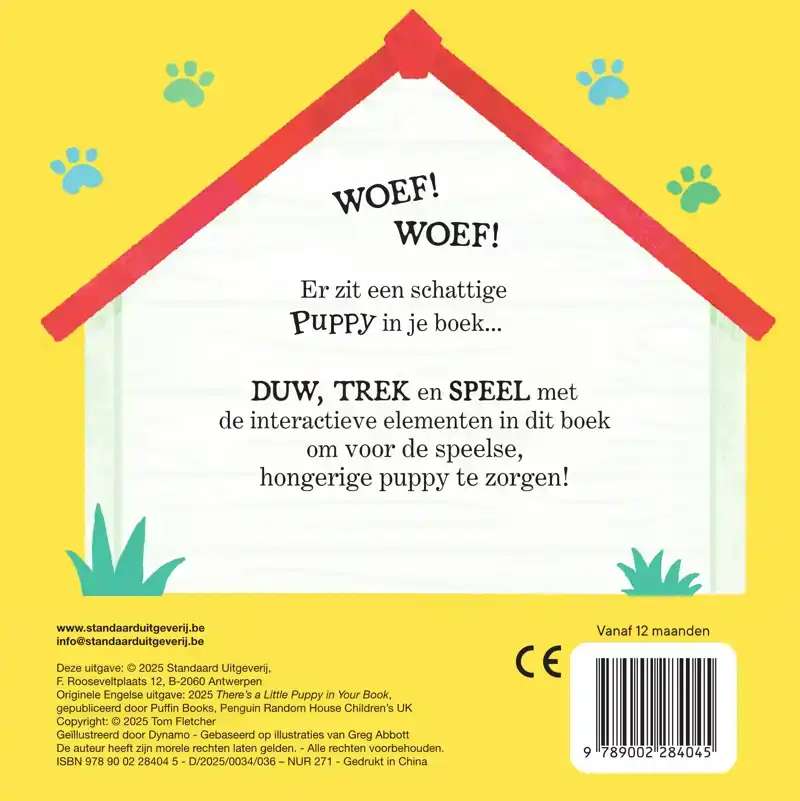ER ZIT EEN PUPPY IN JE BOEK