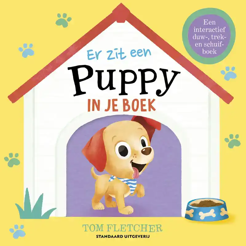 ER ZIT EEN PUPPY IN JE BOEK
