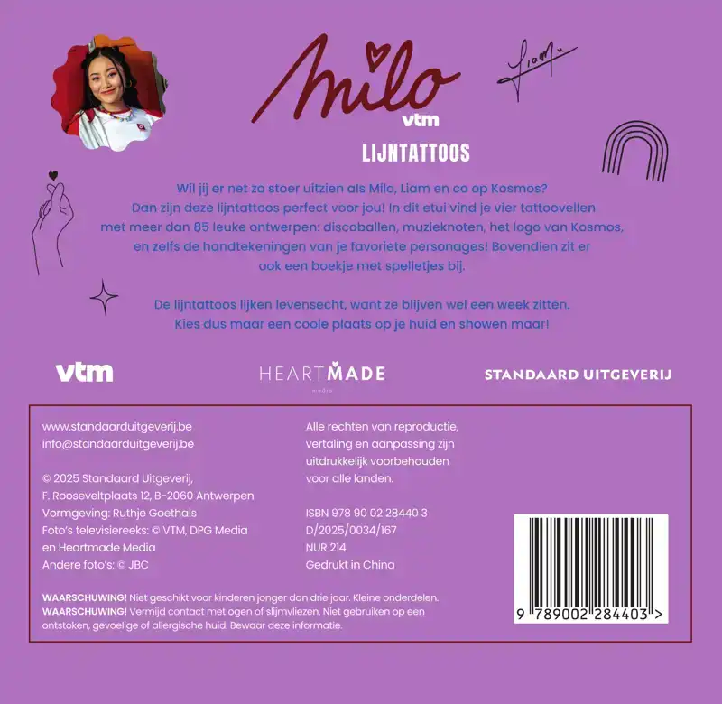 MILO - LIJNTATTOOS