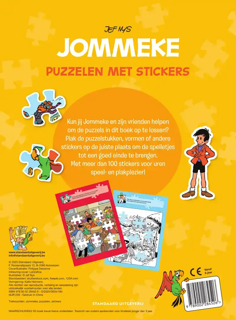 JOMMEKE: PUZZELEN MET STICKERS