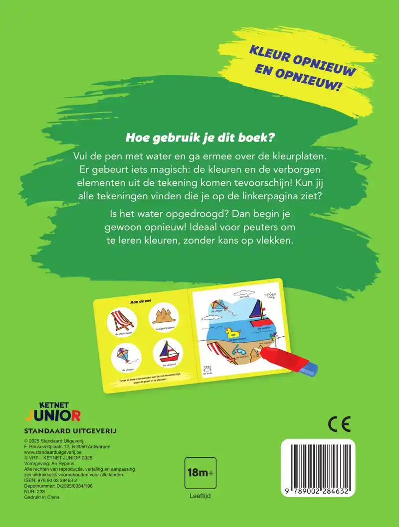 TIK TAK: KLEUREN MET WATER VOOR DE KLEINTJES