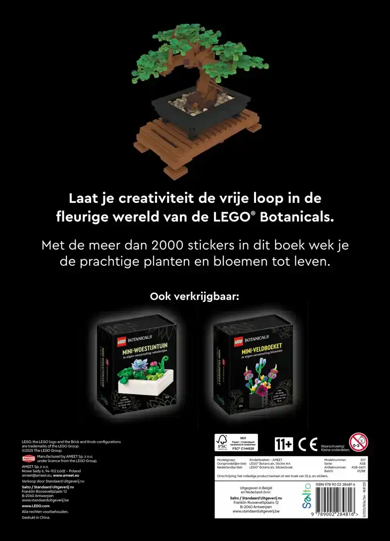 LEGO BOTANICALS STICKERBOEK