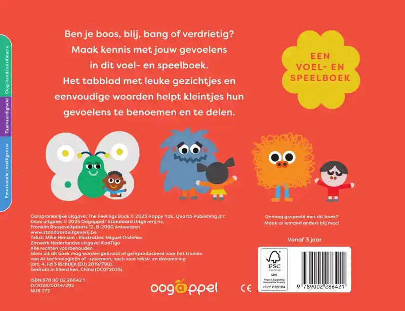 JE GEVOELENS. EEN VOEL- EN SPEELBOEK