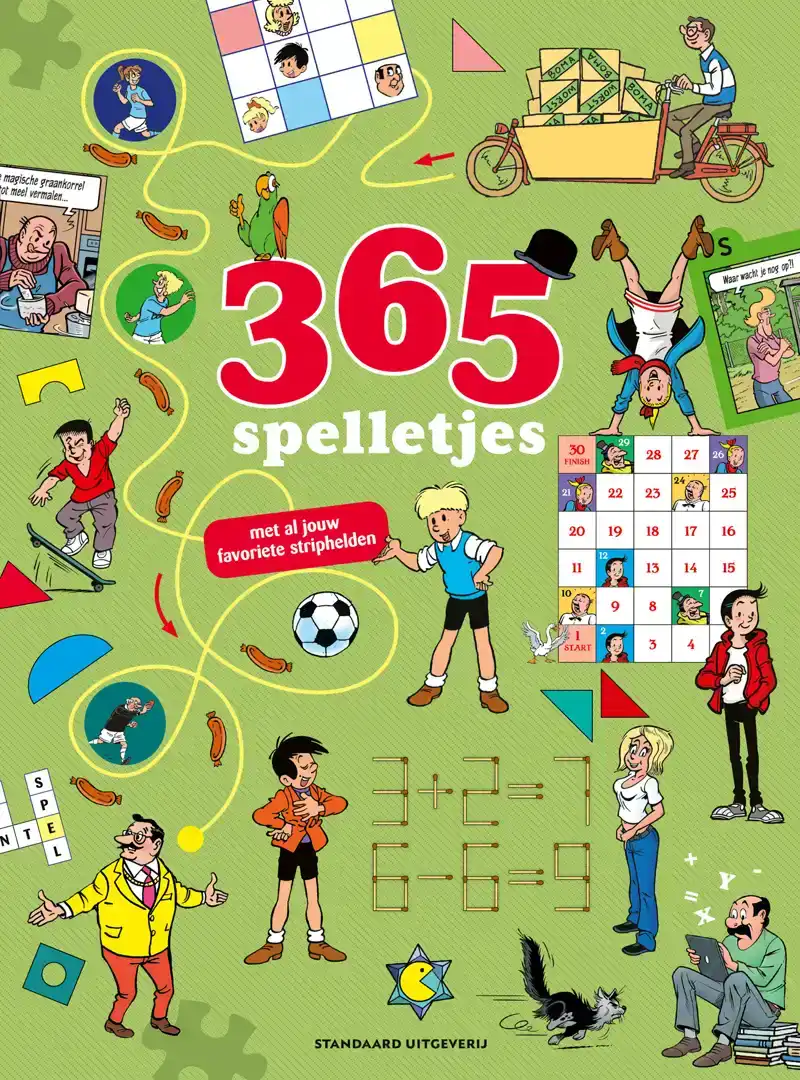 365 SPELLETJES MET AL JOUW FAVORIETE STRIPFIGUREN