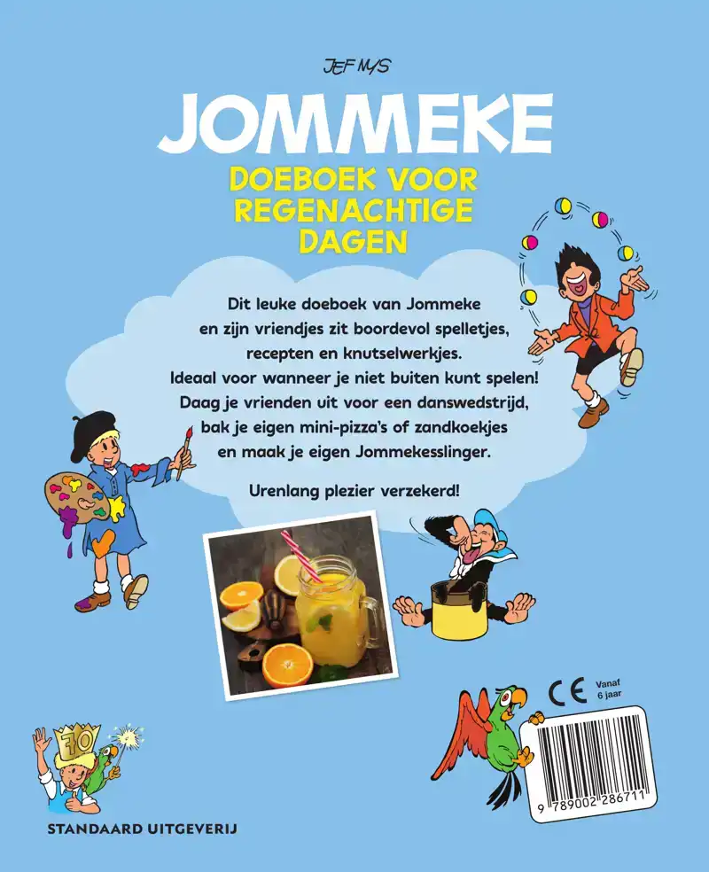 JOMMEKE DOEBOEK VOOR REGENACHTIGE DAGEN
