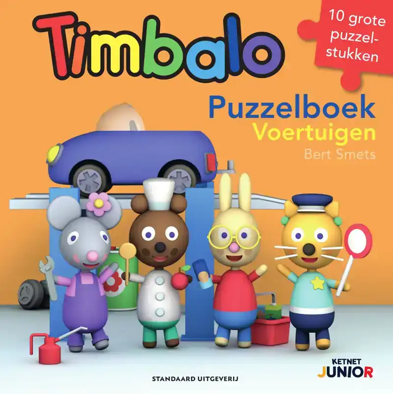 TIMBALO: PUZZELBOEK VOERTUIGEN