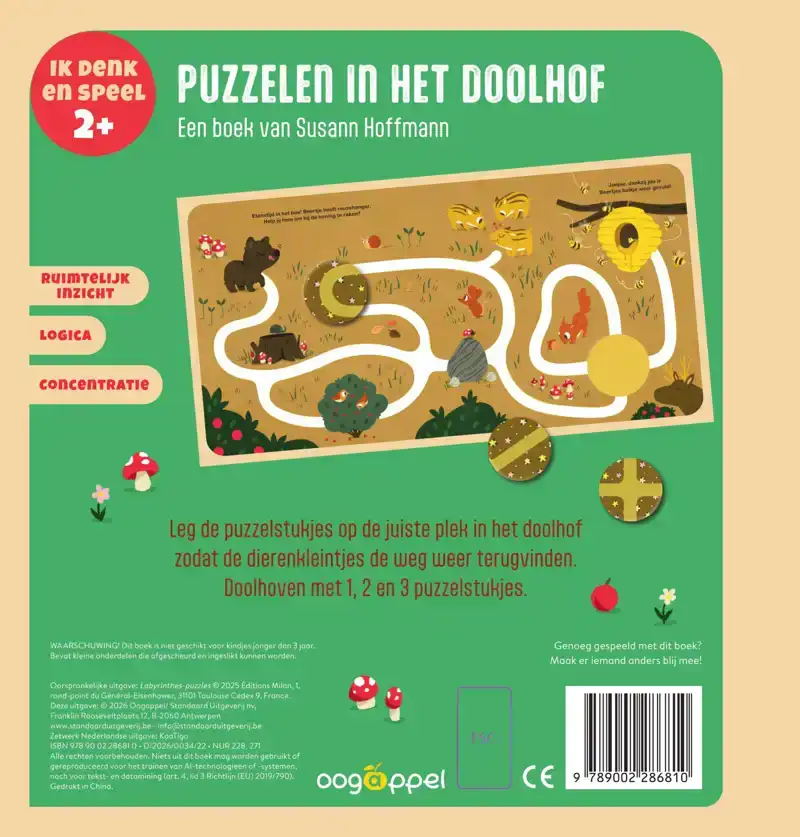 PUZZELEN IN HET DOOLHOF