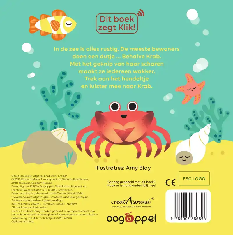 KLIK-KLIK, IK BEN EEN KRAB!