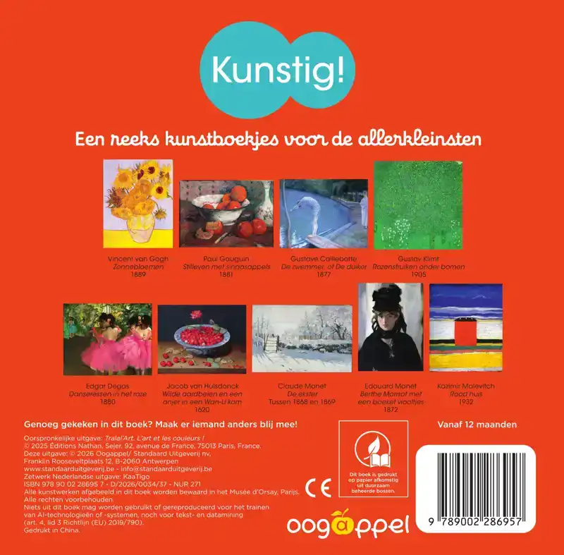 MIJN EERSTE BOEKJE OVER KUNST: KLEUREN